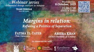 Webinar 8.10.2025: Fatima El-Tayeb (Yale University) and Abeera Khan (SOAS University of London)