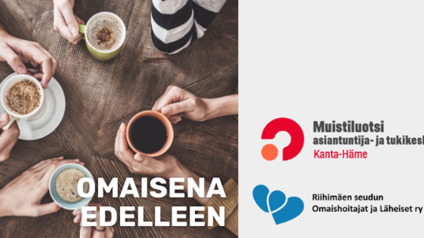 Omaisena edelleen -vertaistukiryhmä entisille muistisairaan omaishoitajille