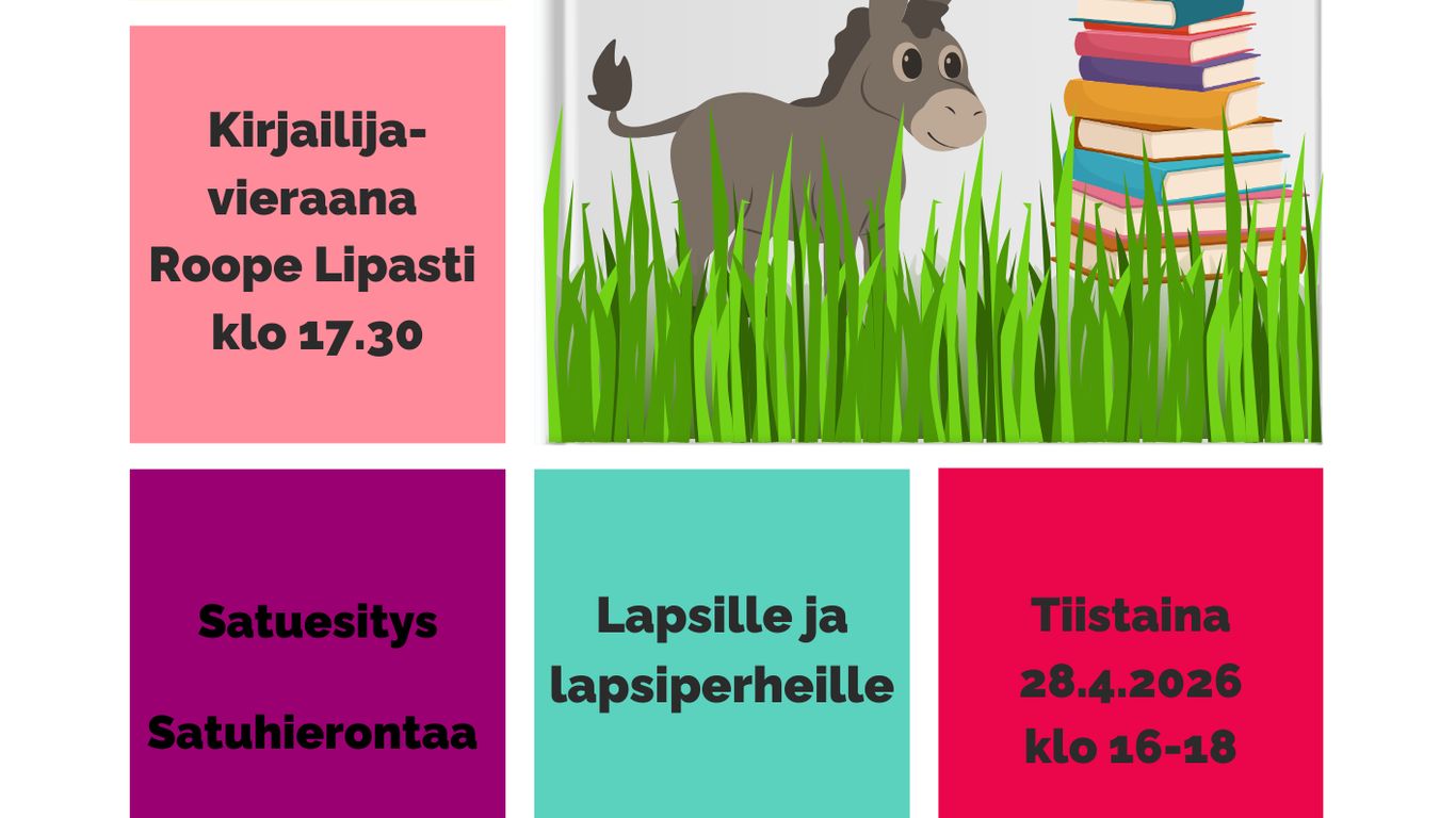 Kirjafestarit Riihimäen kirjastossa