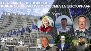 EU Alumni Club -tilaisuus: Kokonaisturvallisuus - Suomesta Eurooppaan