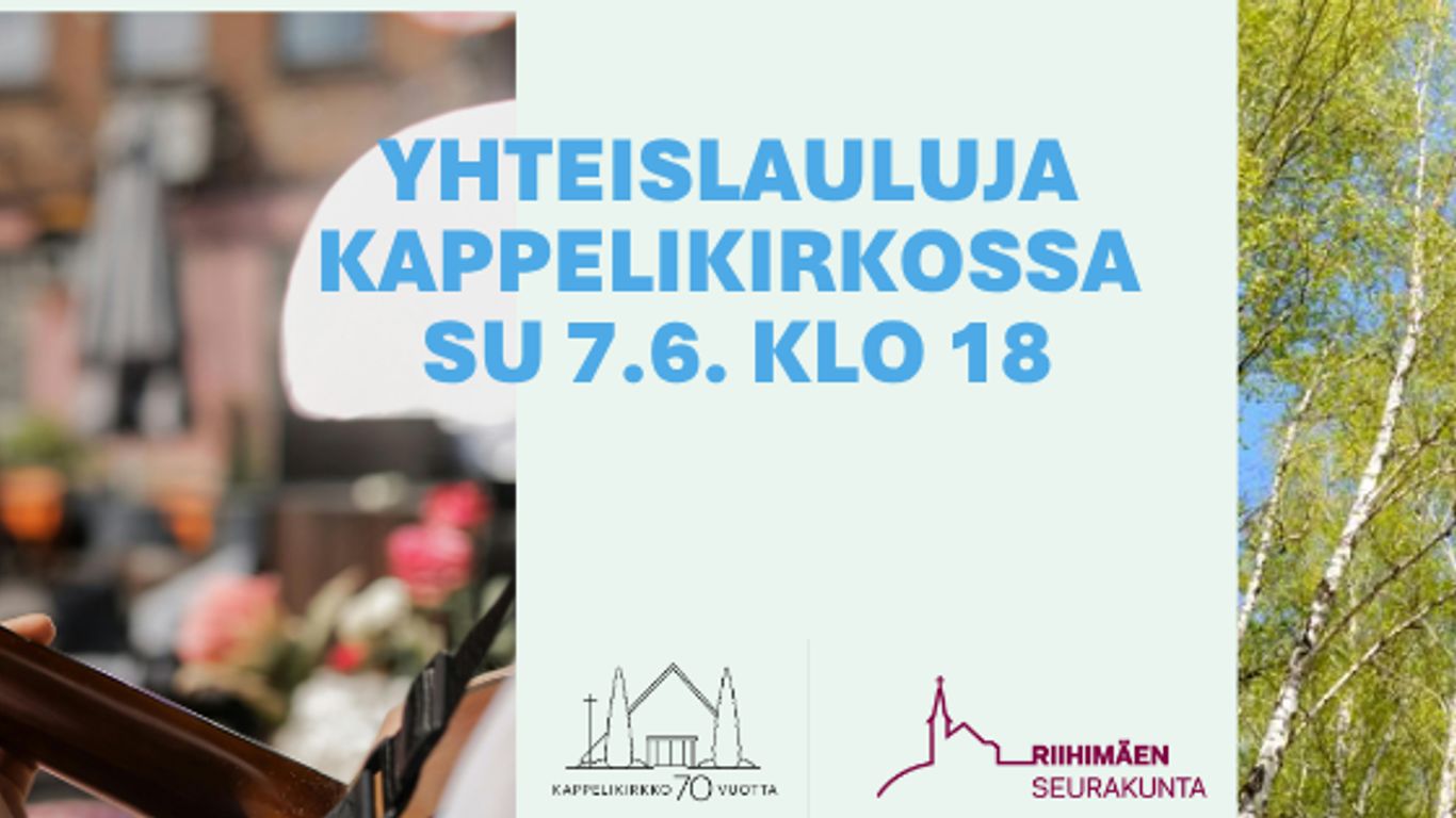 Yhteislauluja Riihimäen Kappelikirkossa