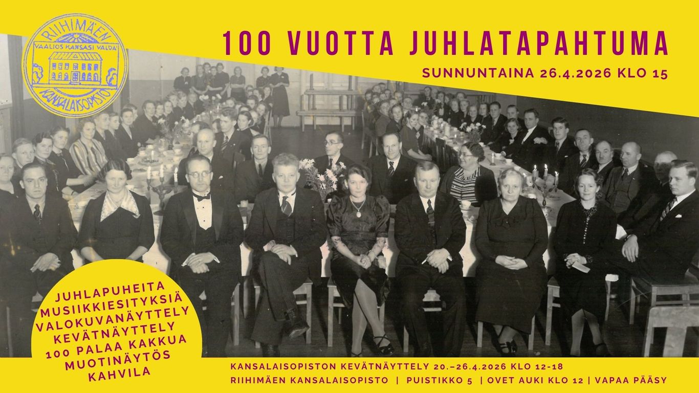 100 vuotta juhlatapahtuma