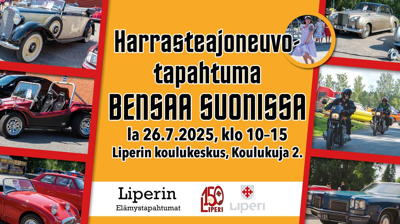 Harrasteajoneuvot `Bensaa suonissa`