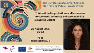 "International organizations and businesses: procurement, contracts and accountability" by Elisabetta Morlino