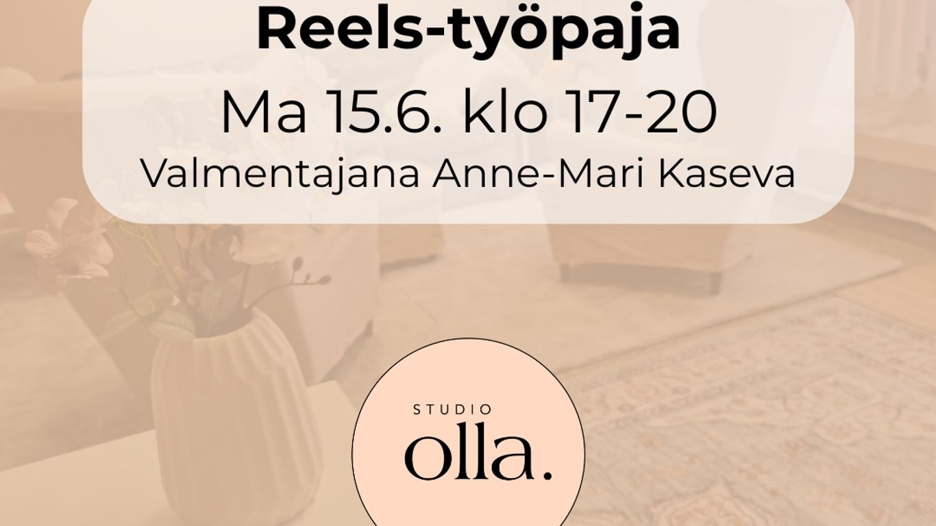 Studiolla tapahtuu: Reels-työpaja