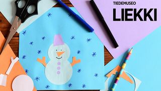 Talvilomatekemistä Tiedemuseo Liekissä - leikkaa ja liimaa muistojen kollaasi!