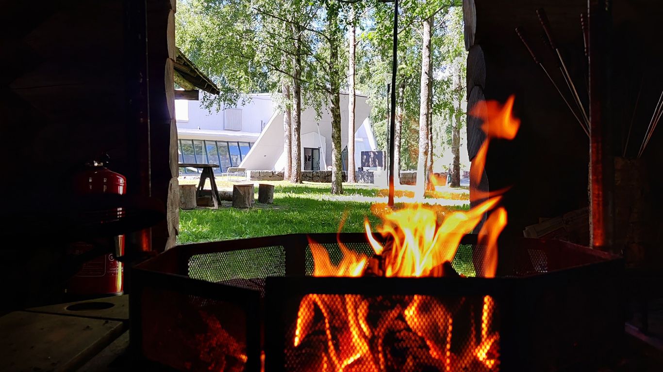 Seikkailurata Metsästysmuseon pihalla