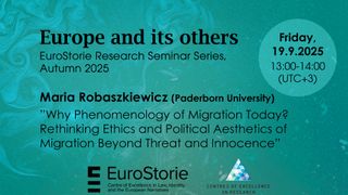 EuroStorie Research Seminar: Maria Robaszkiewicz 19.9.2025