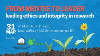 From mentee to leader: Leading ethics and integrity in research