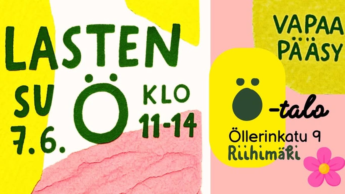 LASTEN Ö - koko perheen pihajuhla Riihimäen Ö-talolla