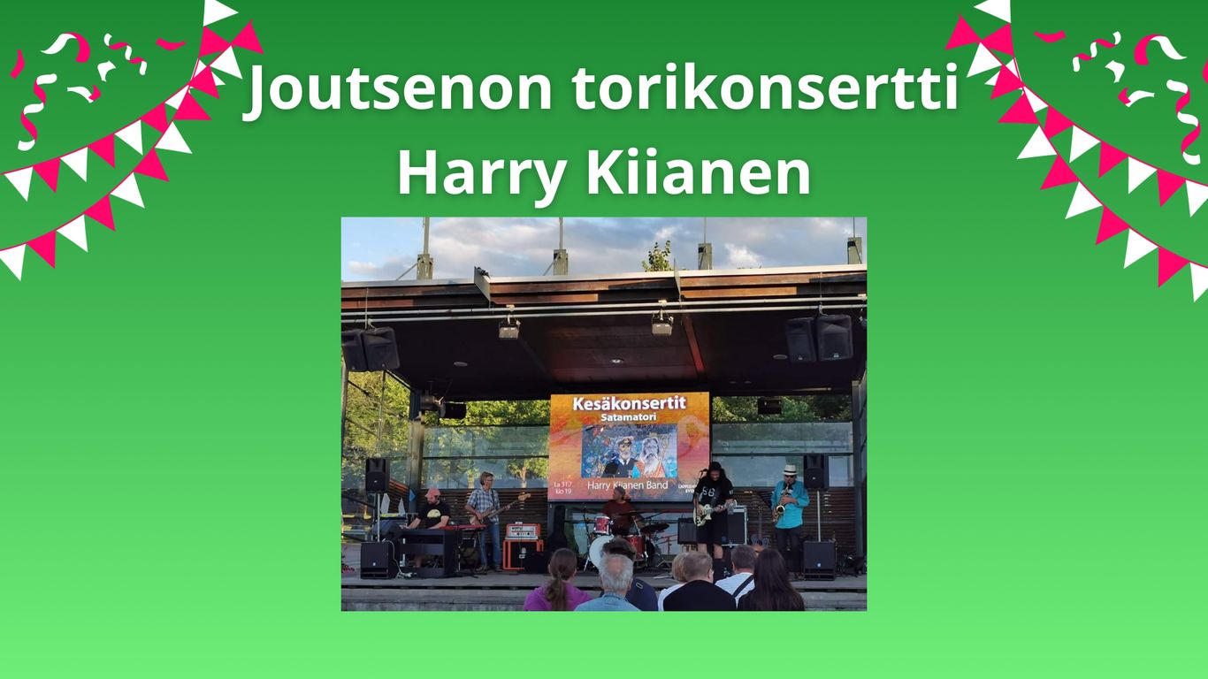 Joutsenon torikonsertti: Harry Kiianen