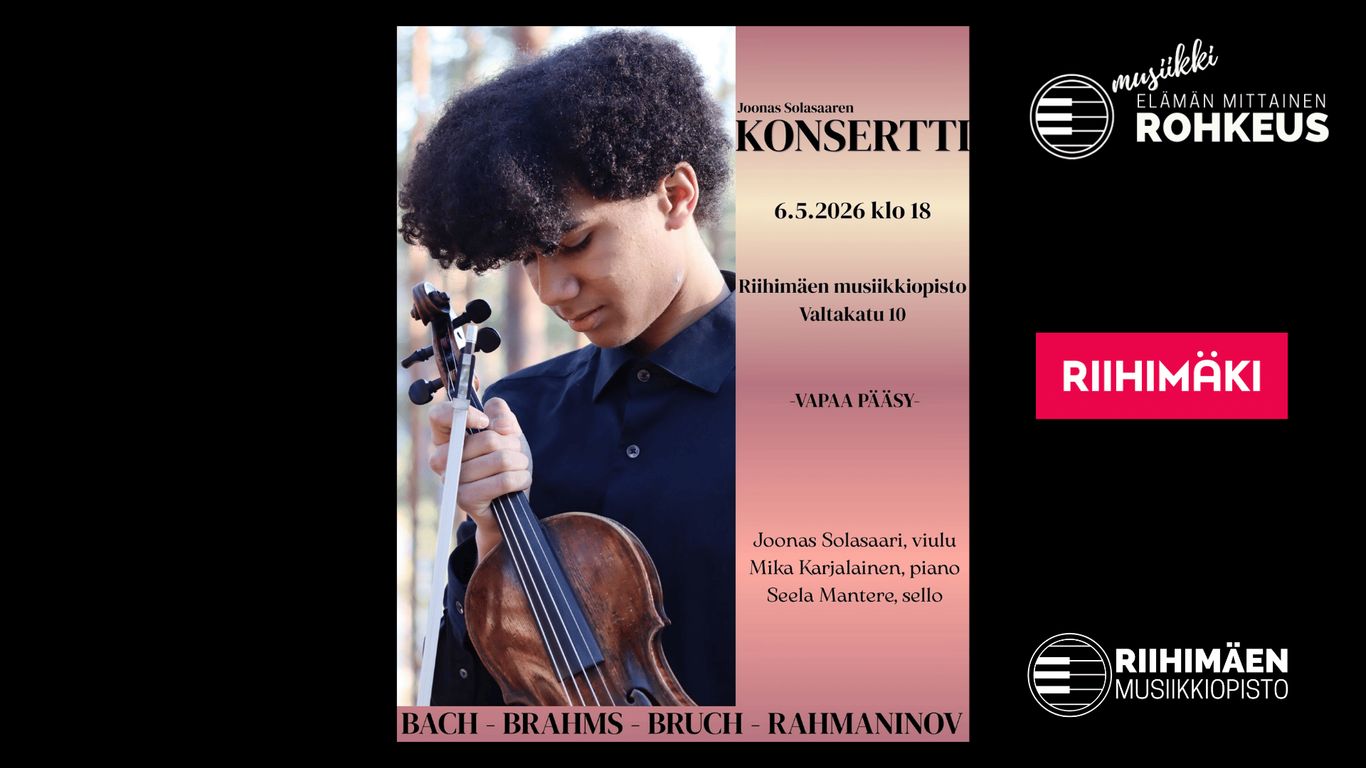 Joonas Solasaaren konsertti