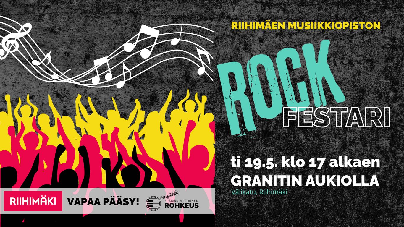 Riihimäen musiikkiopiston Rock Festari