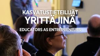 Educators as entrepreneurs: Presentation skills workshop