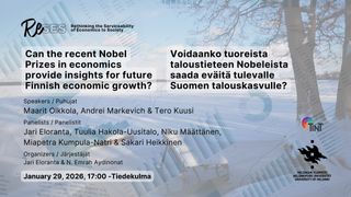 Can the recent Nobel Prizes in economics provide insights for future Finnish economic growth?