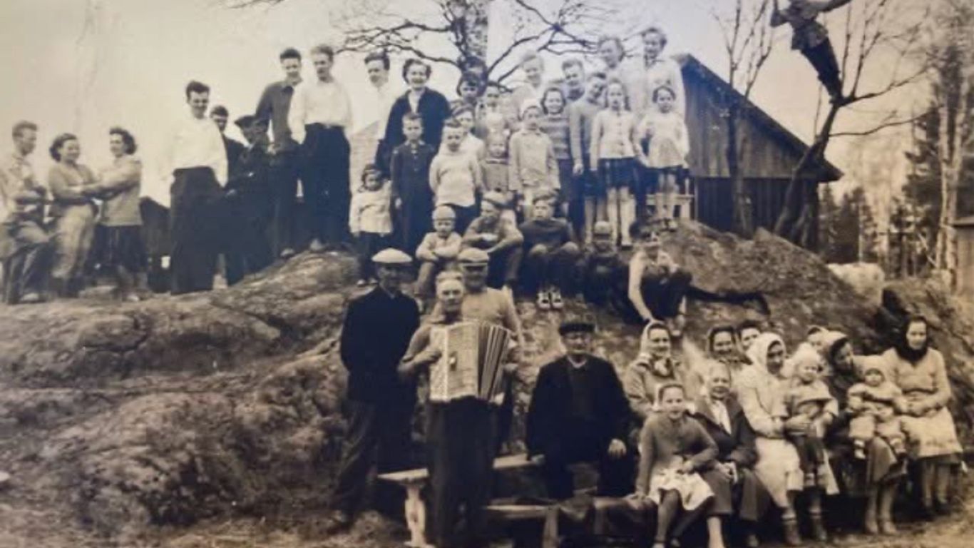 Kesäjuhla Wiksbergin mäellä vuonna 1959.