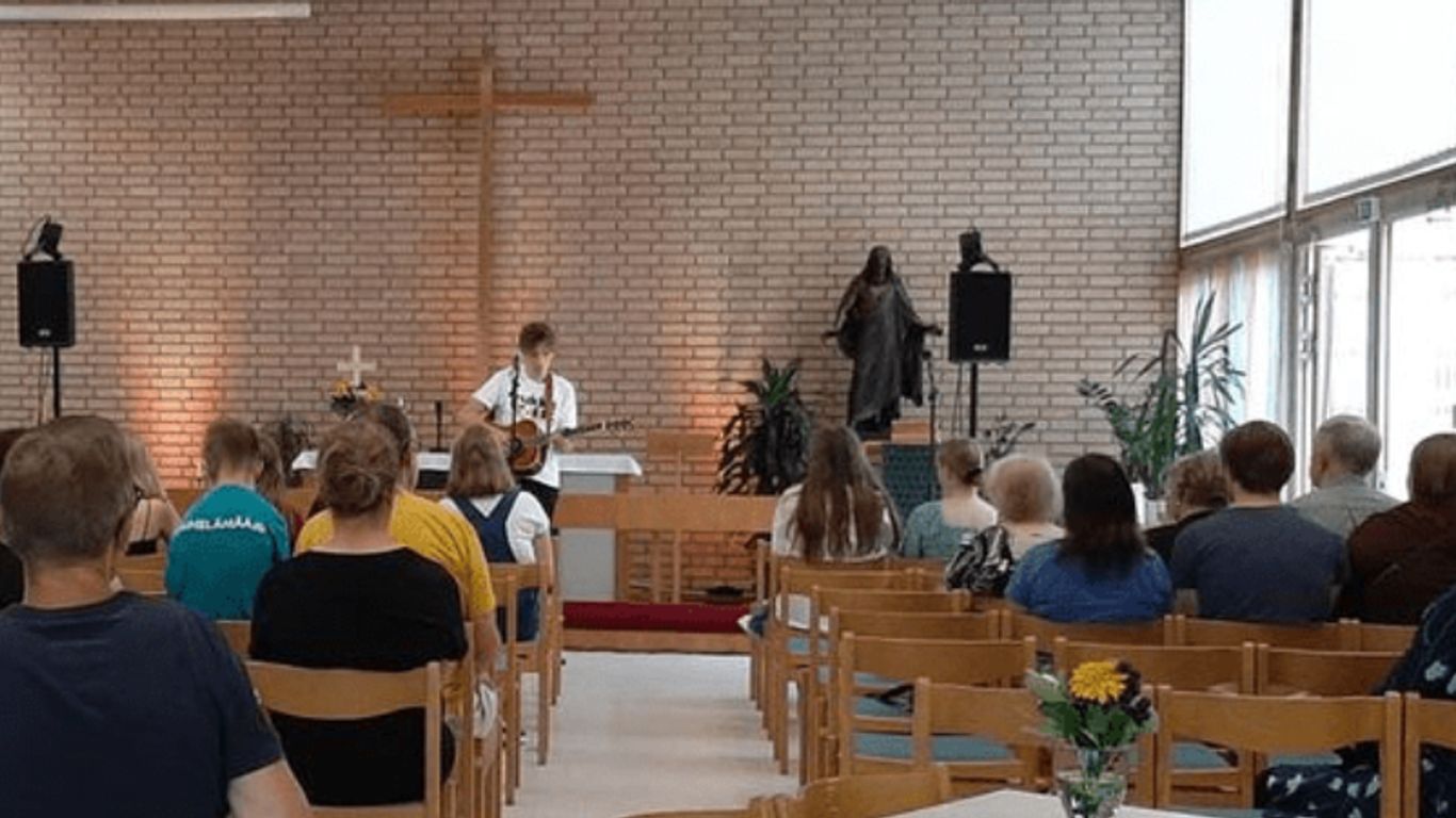 Kuva Hämeenlinnan evankeliumijuhlilta (Luther-talo