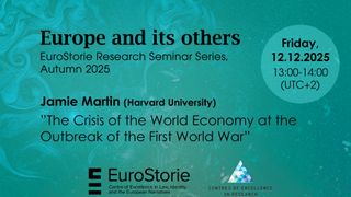 EuroStorie Research Seminar: Jamie Martin 12.12.2025