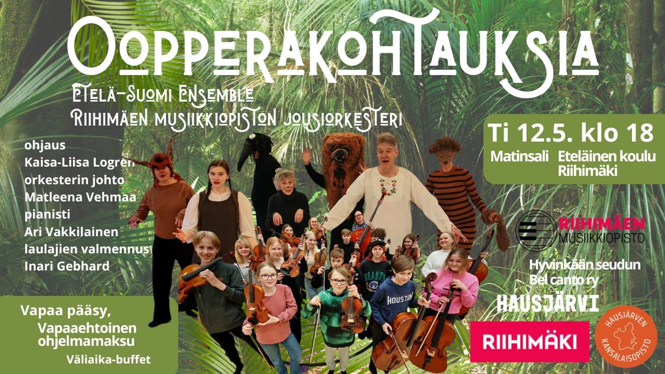 Oopperakohtauksia.