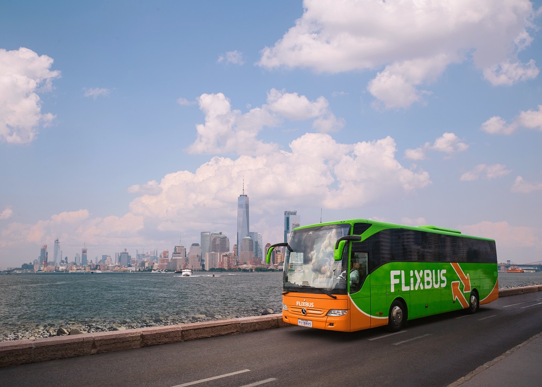 FlixBus New York FlixBus driving in New York