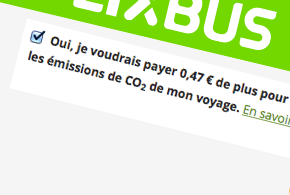 Versez une donation à travers votre achat sur shop.flixbus.fr Participez à la protection de l'environnement avec FlixBus