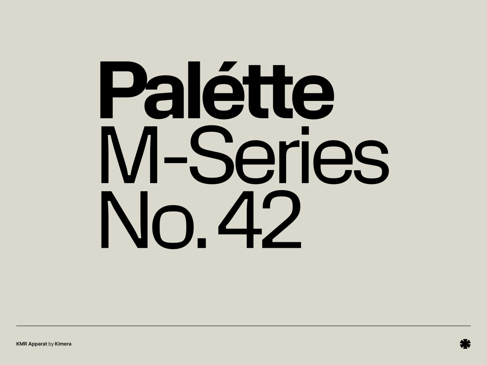 Kimera — KMR Apparat – Apparat creative 1