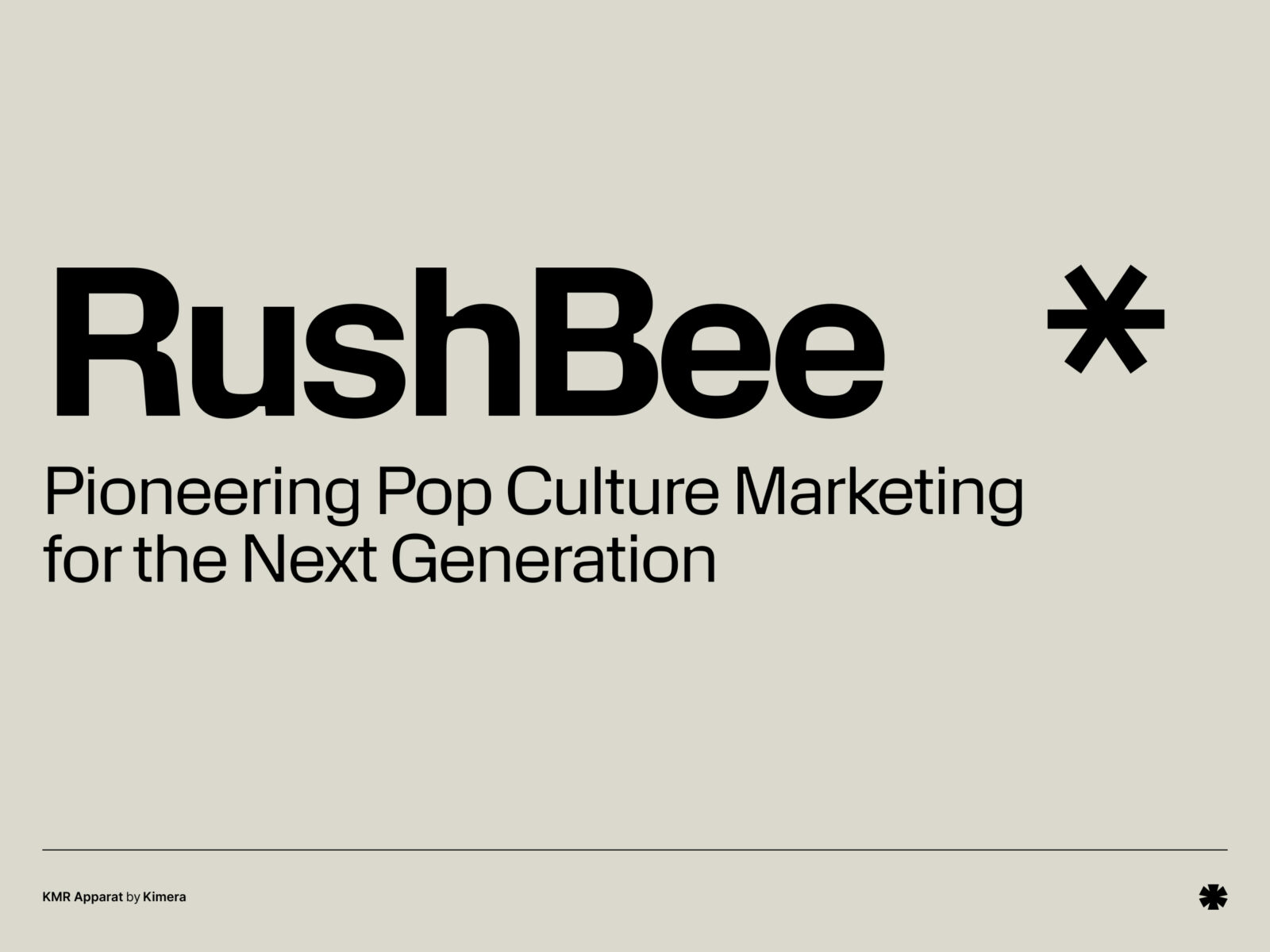 Kimera — KMR Apparat – Apparat creative