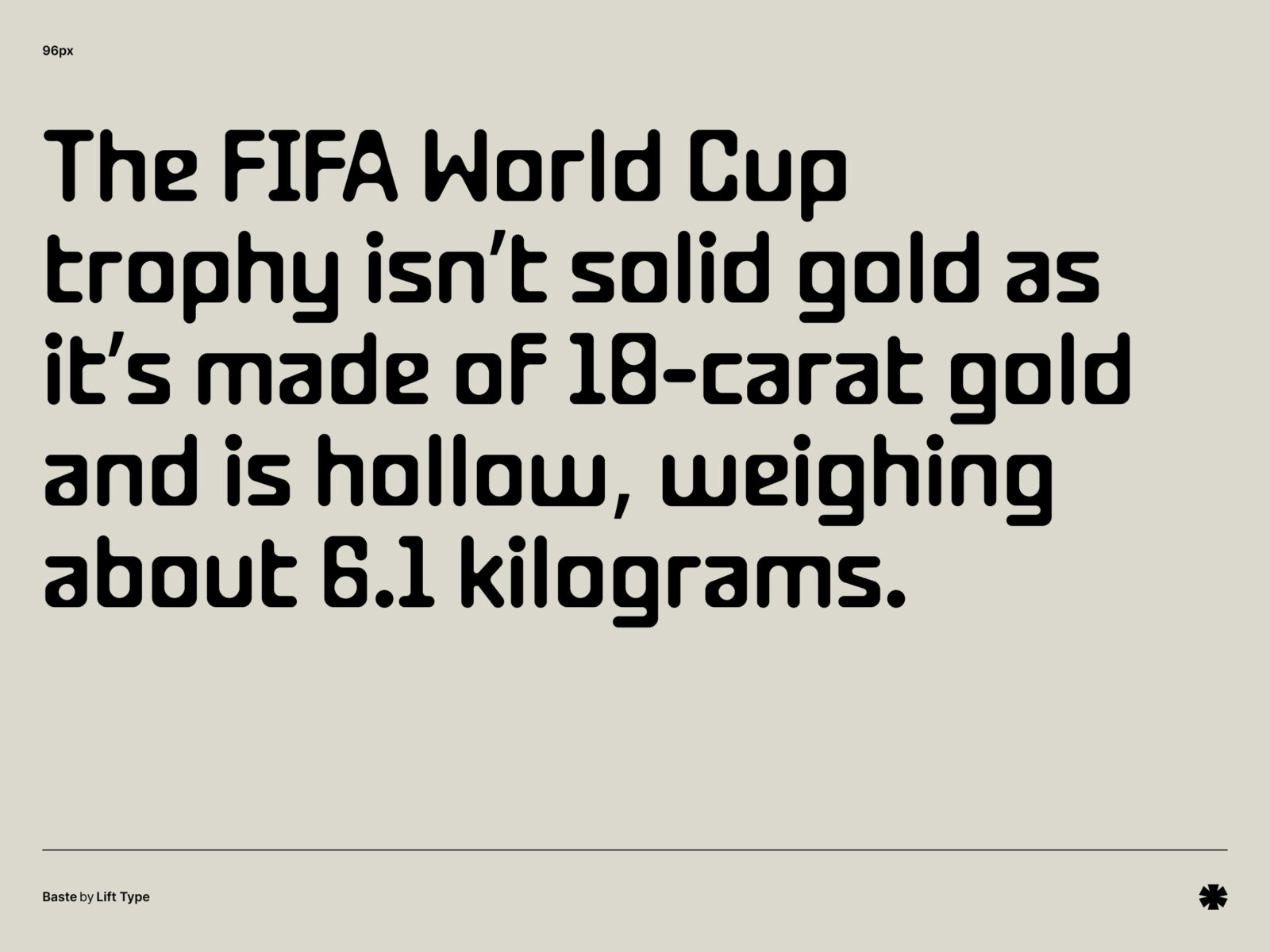 Lift Type — Baste – Baste paragraph