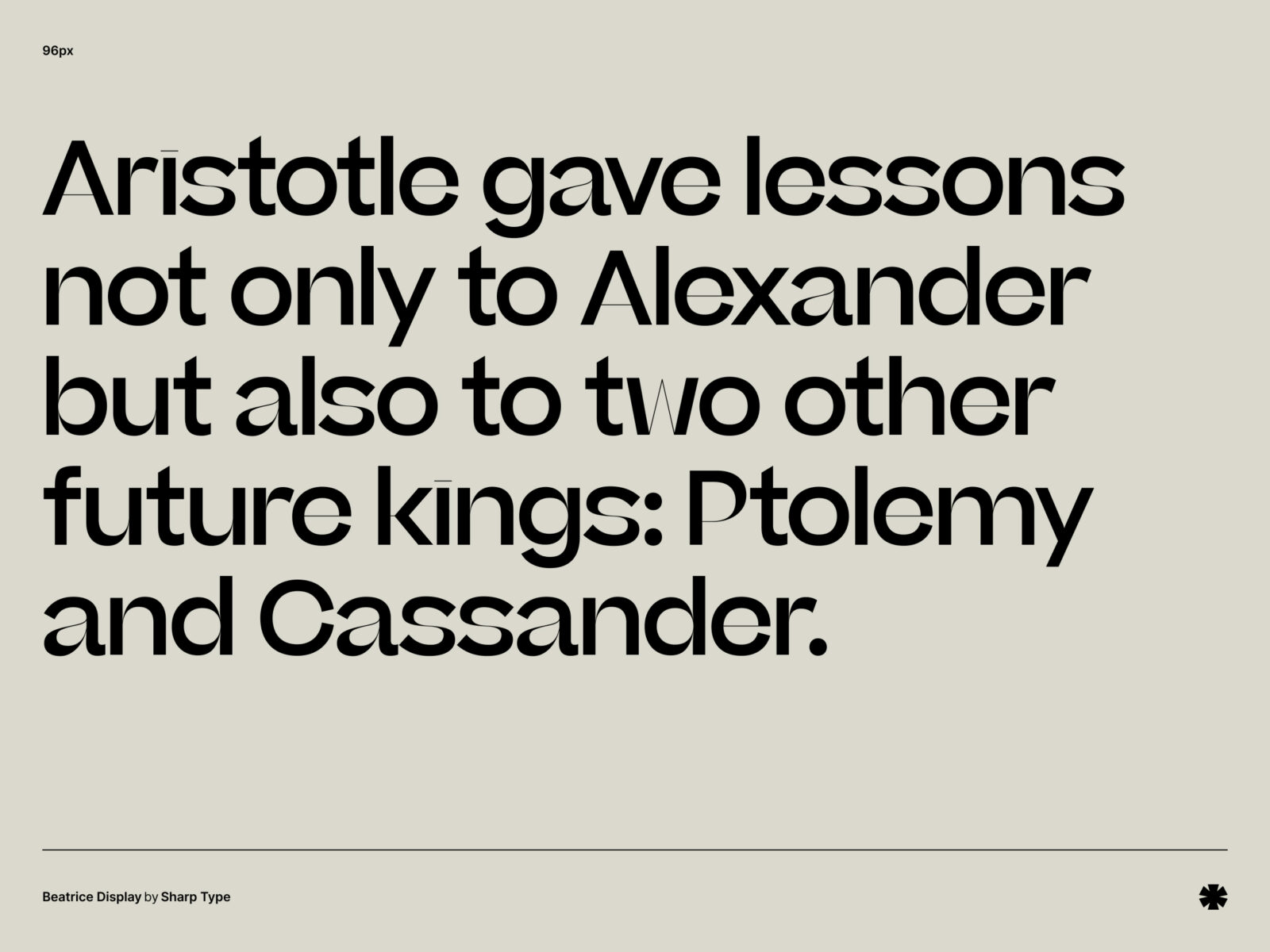 Sharp Type — Beatrice Display – Beatricedisplay paragraph