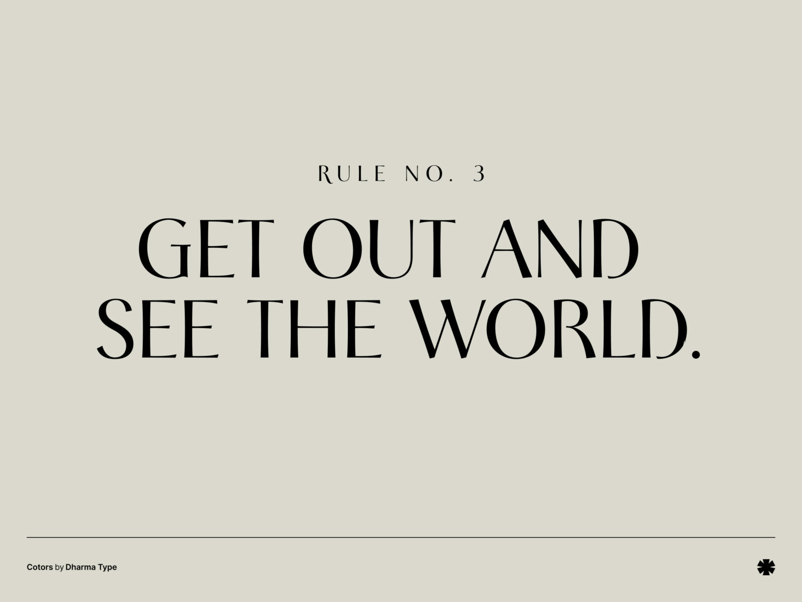 Dharma Type — Cotoris – Cotoris creative 1