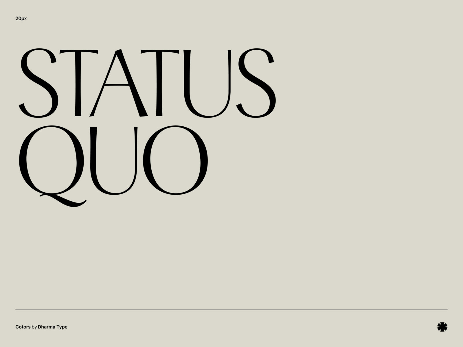 Dharma Type — Cotoris – Cotoris phrase