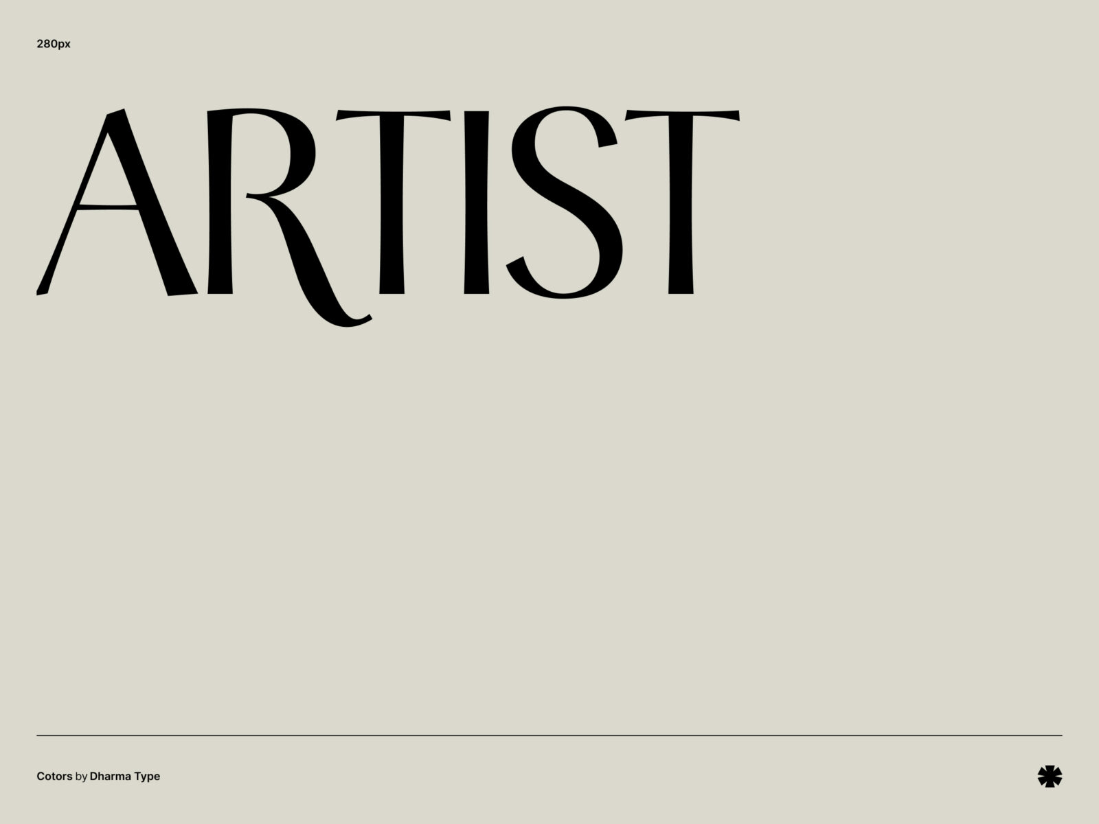 Dharma Type — Cotoris – Cotoris word