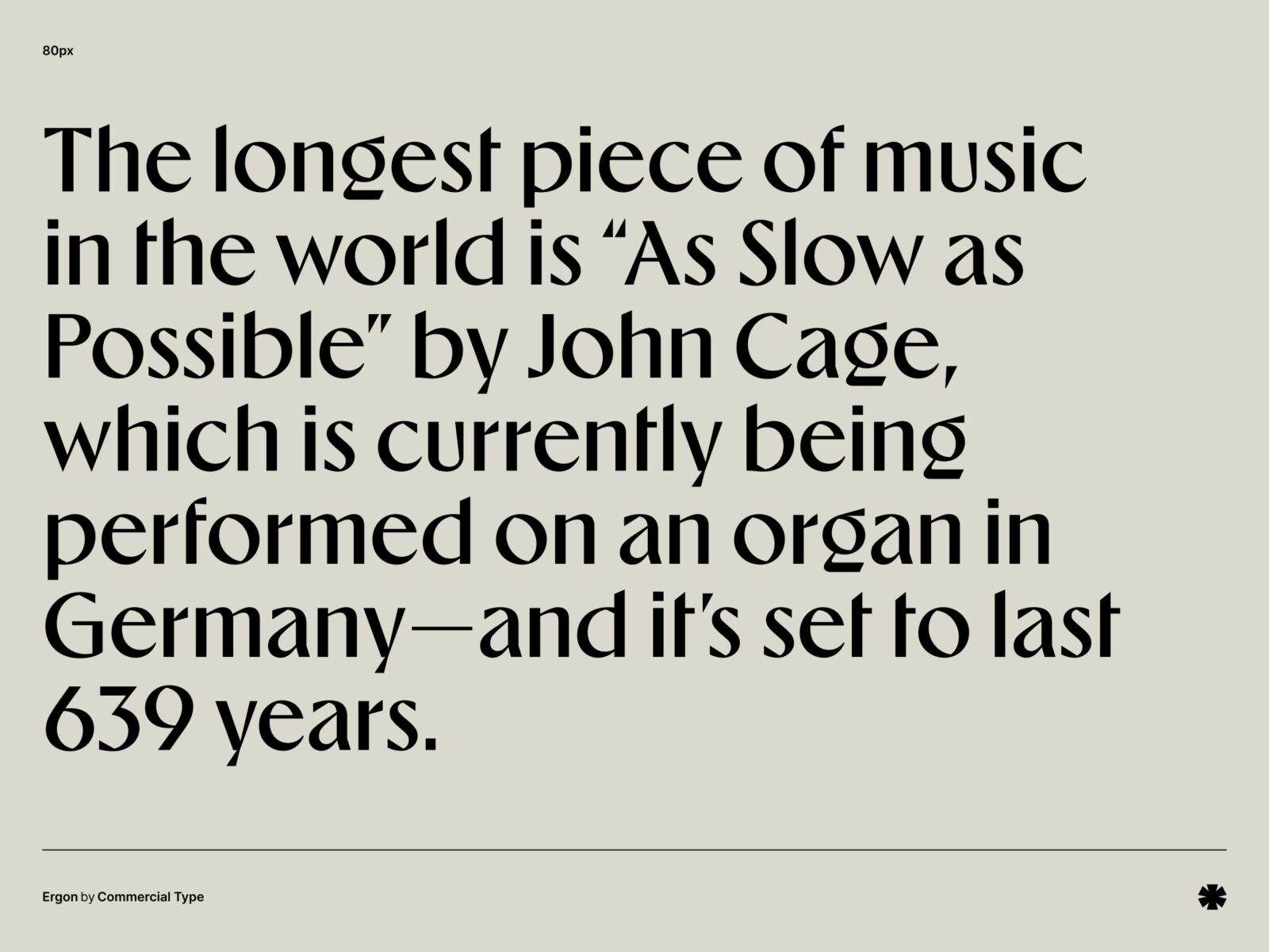 Commercial Type — Ergon – Ergon paragraph