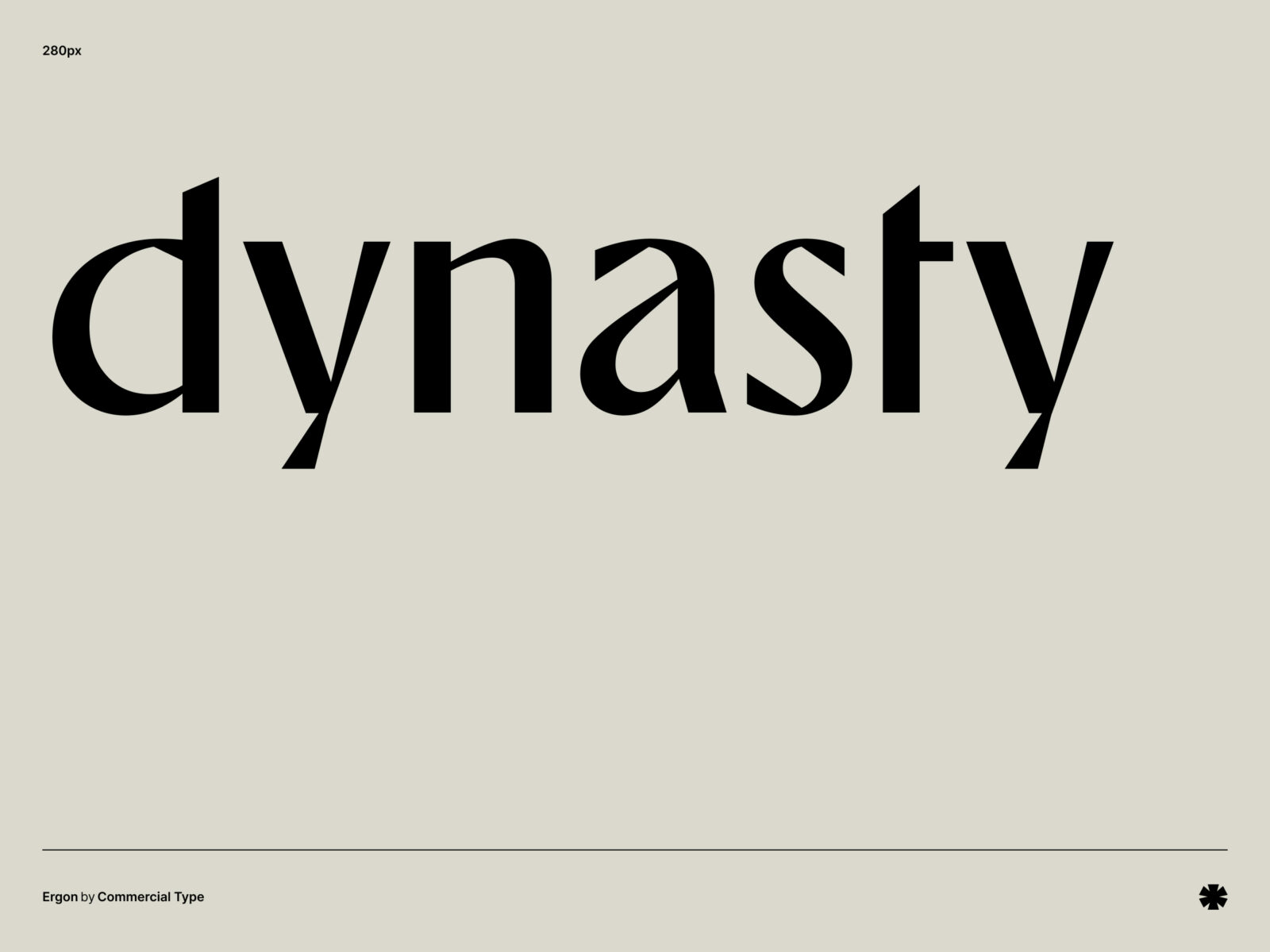 Commercial Type — Ergon – Ergon word