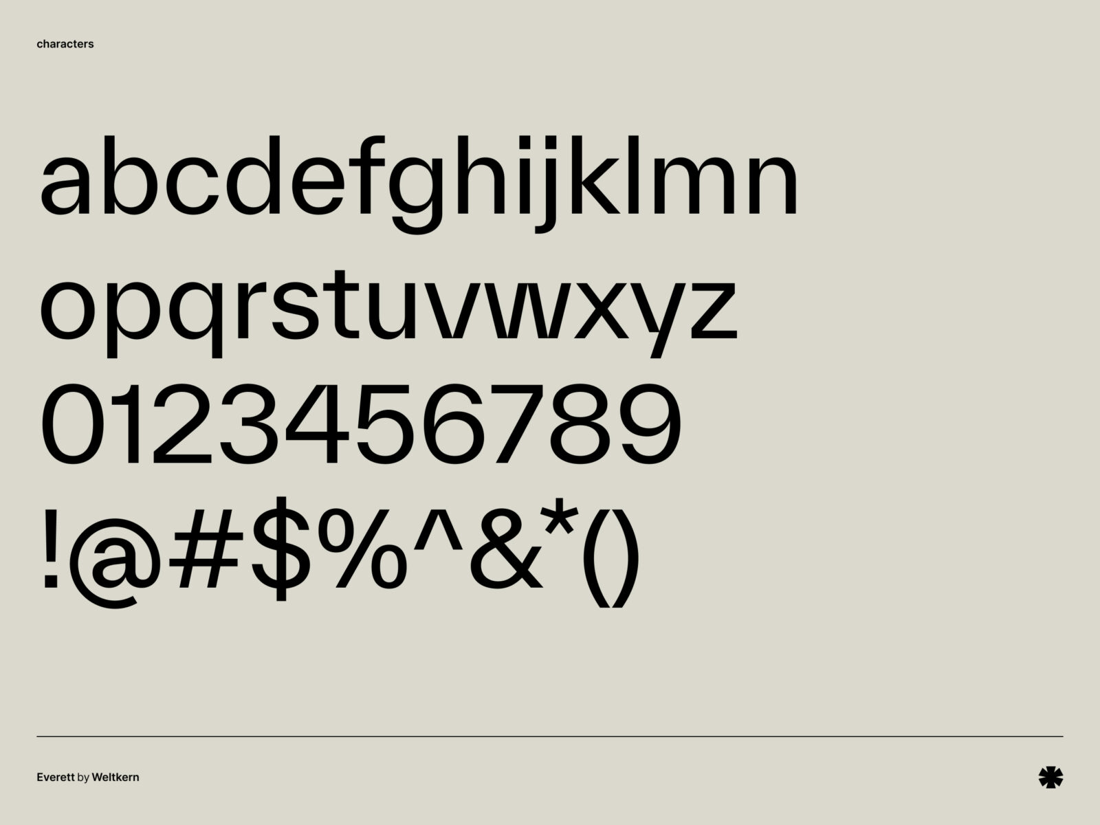 Weltkern — Everett – Everett characters