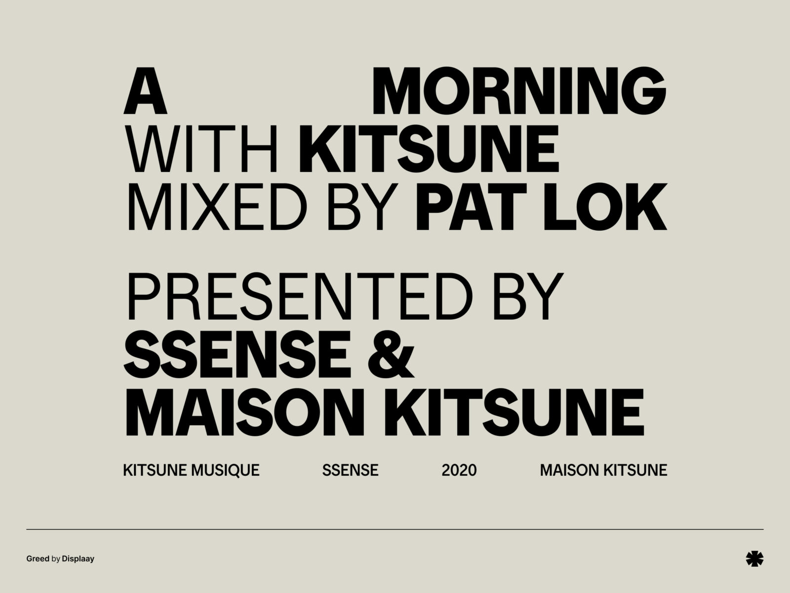 Displaay — Greed – Greed creative 1