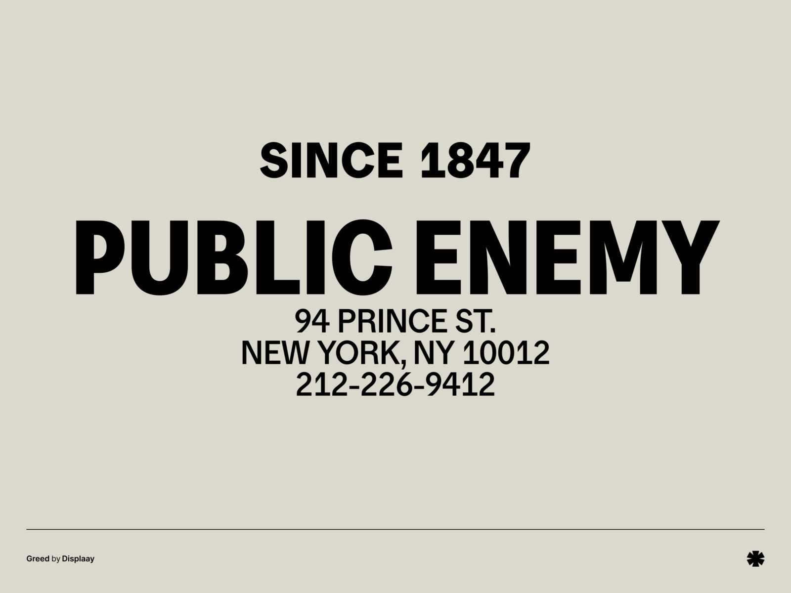 Displaay — Greed – Greed creative