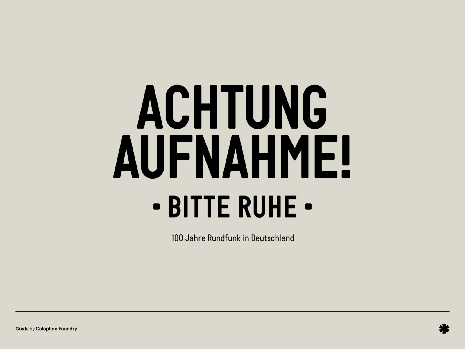 Colophon Foundry — Guida – Guida creative 1