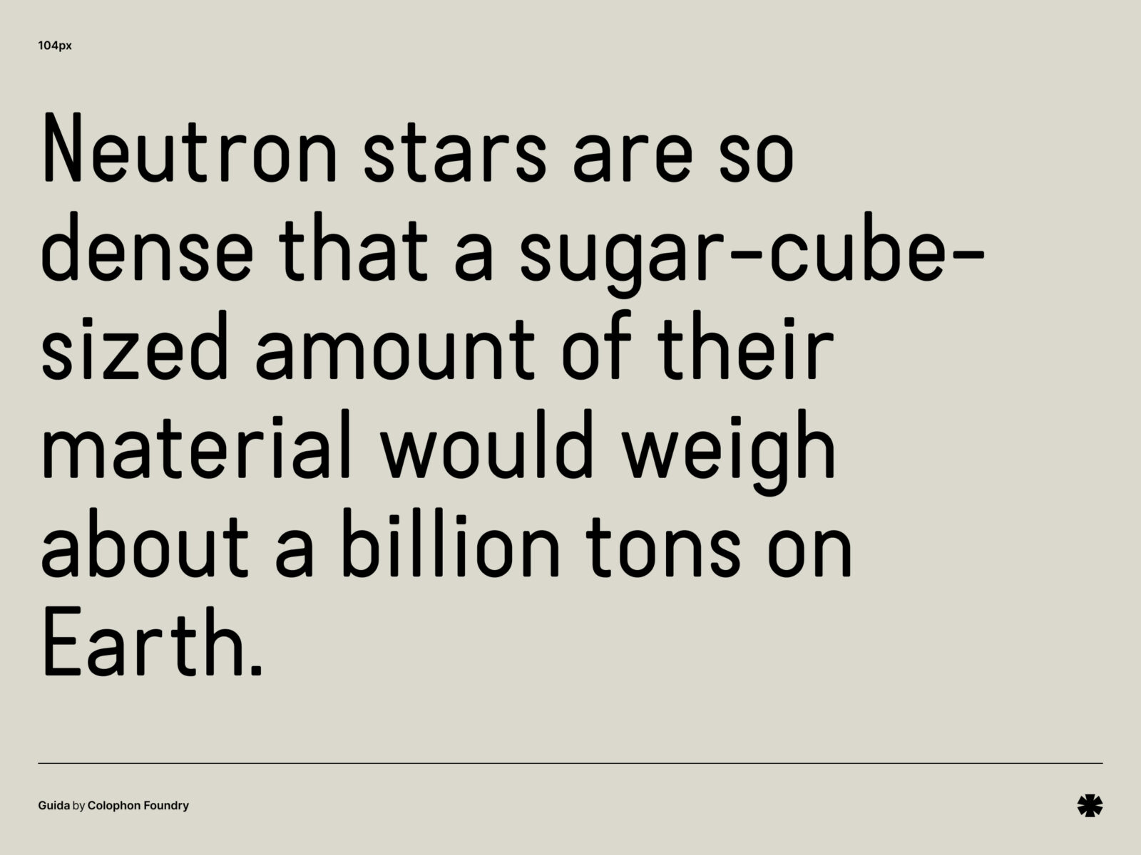 Colophon Foundry — Guida – Guida paragraph