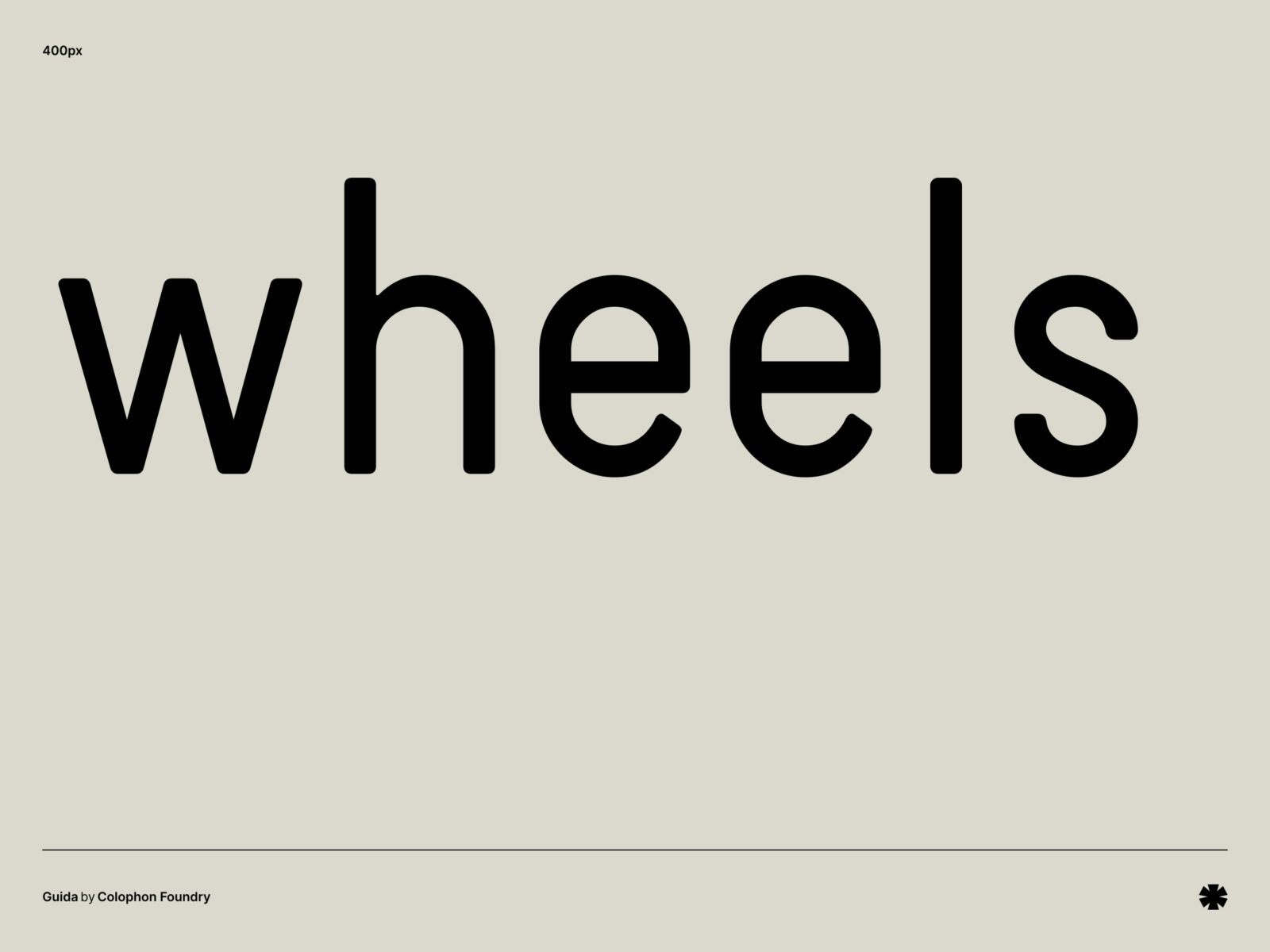 Colophon Foundry — Guida – Guida word