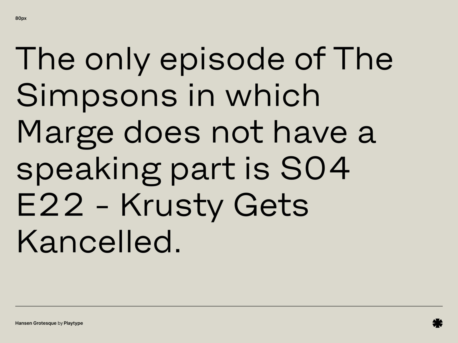 Playtype — Hansen Grotesque – Hansen grotesque paragraph