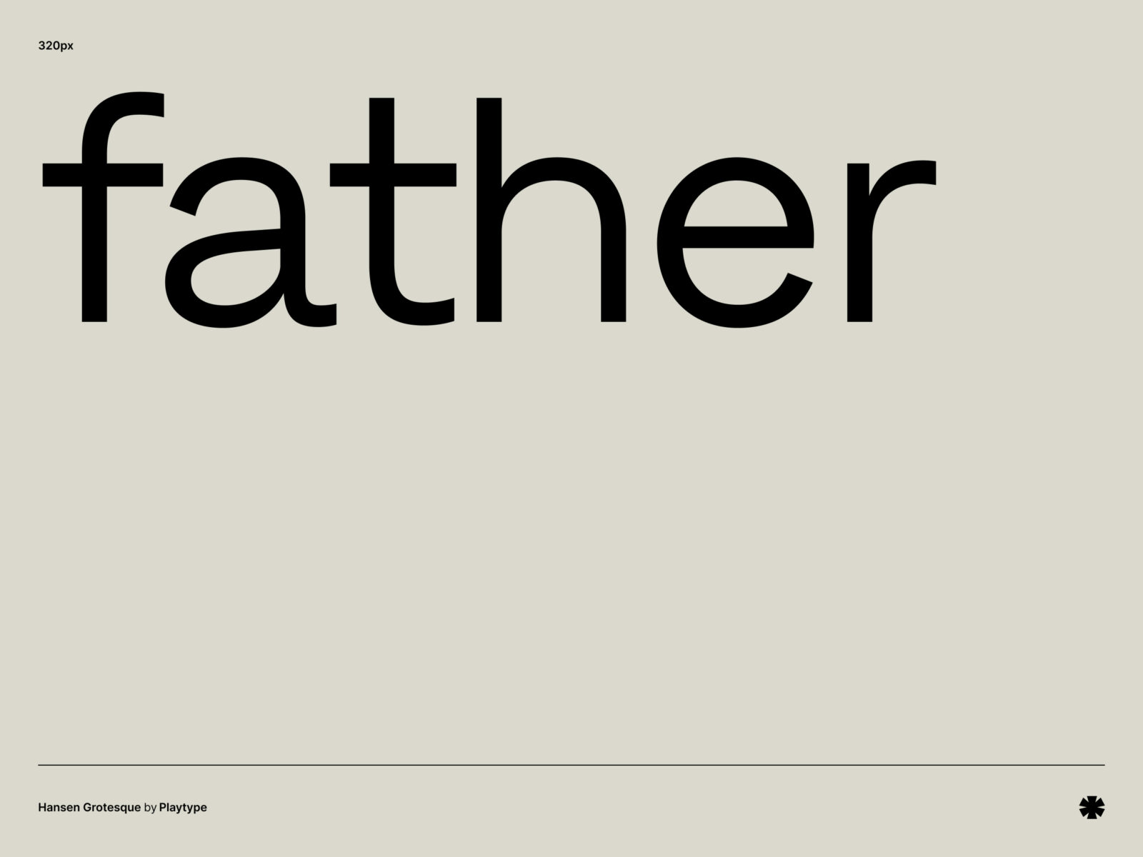 Playtype — Hansen Grotesque – Hansen grotesque word