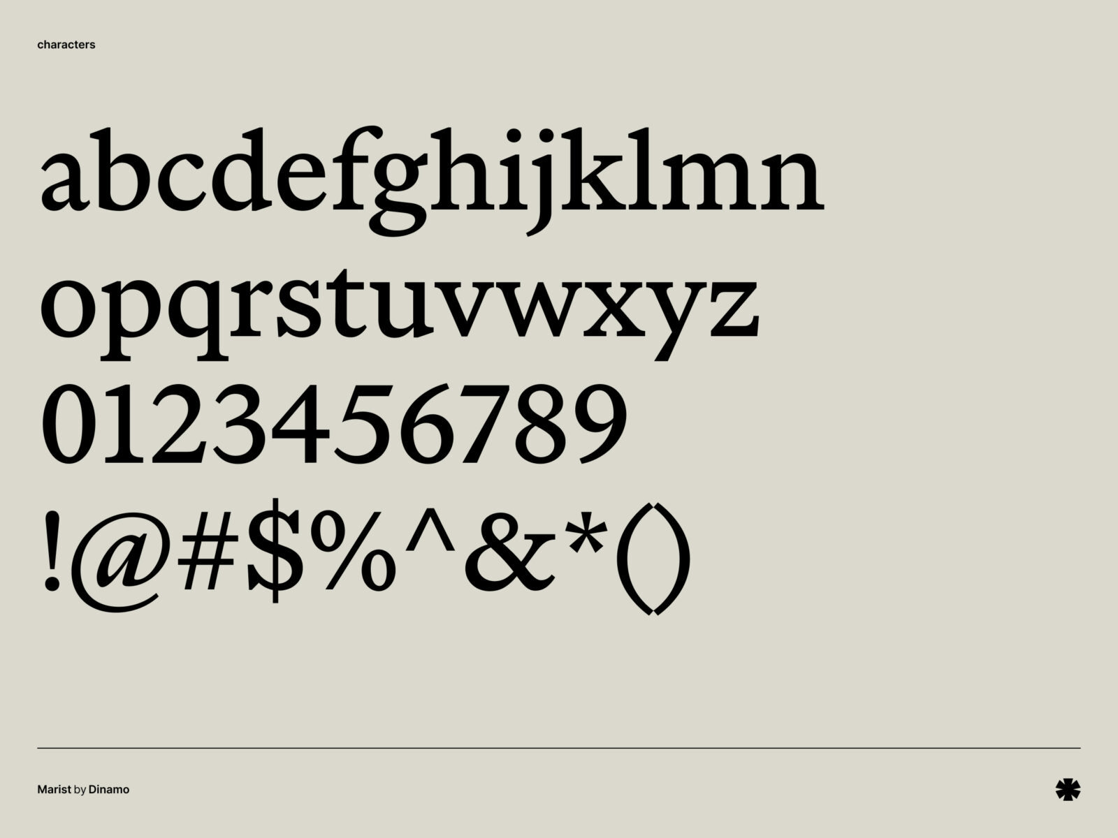 Dinamo — Marist – Marist characters