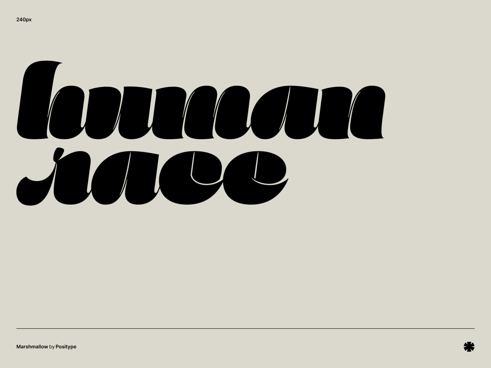 Positype — Marshmallow – Marshmallow phrase