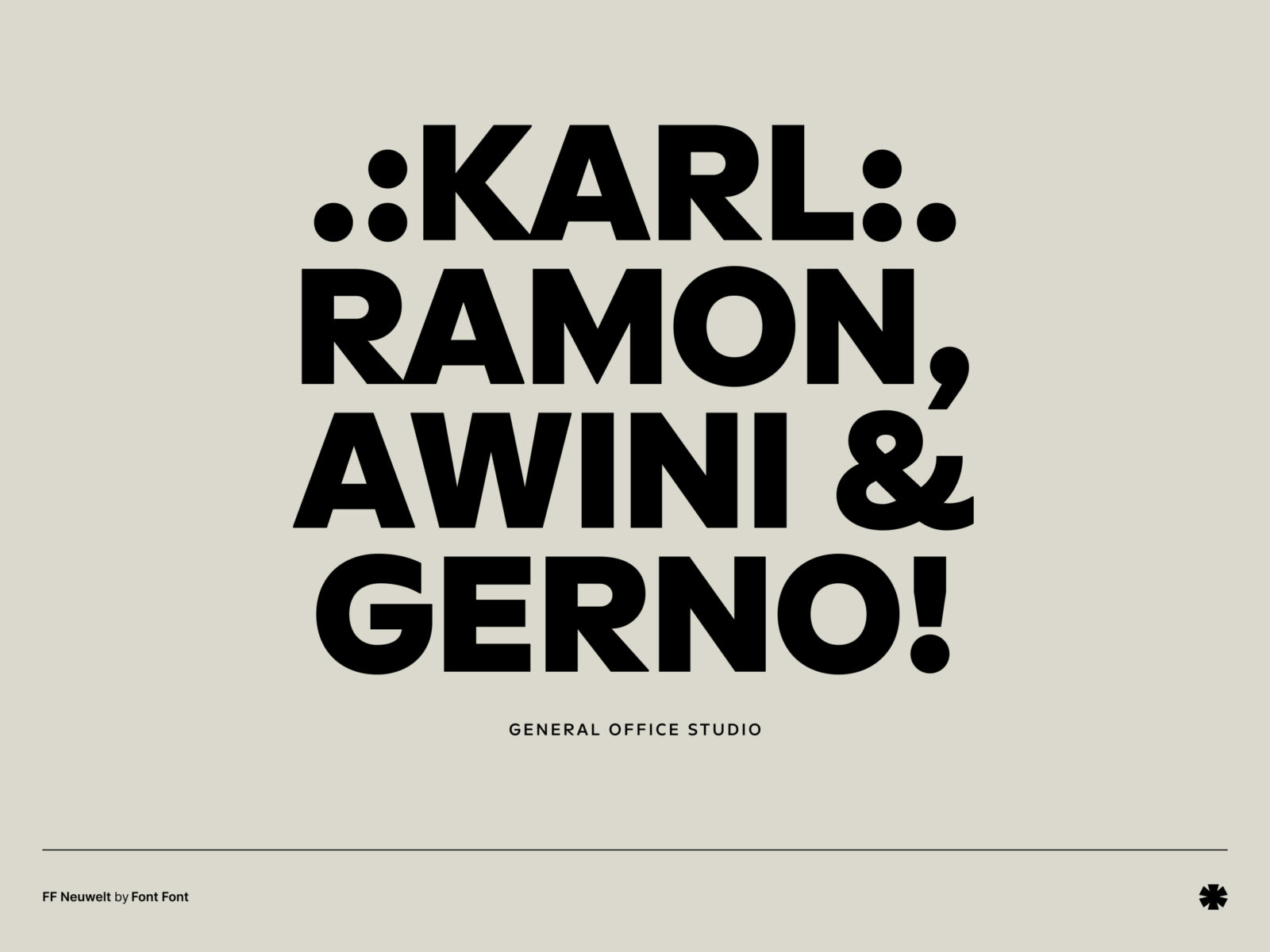 FontFont — FF Neuwelt – Neuweit creative