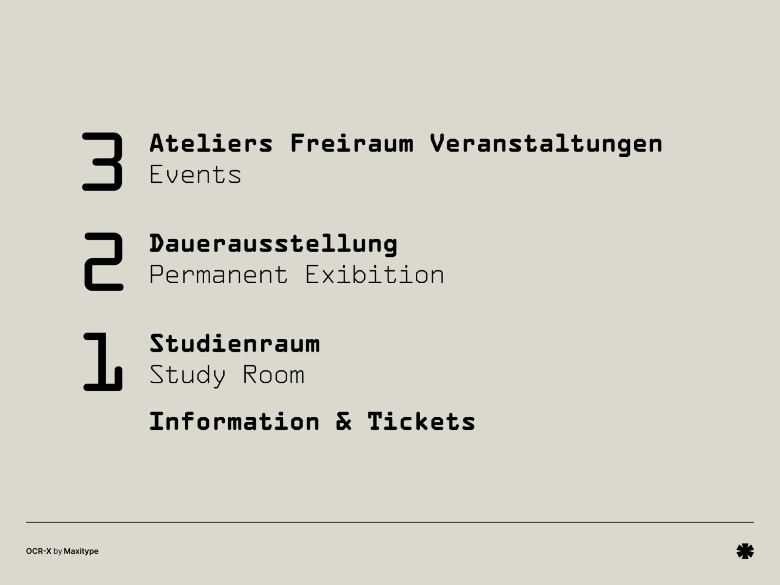 Maxitype — OCR-X – Ocr x creative