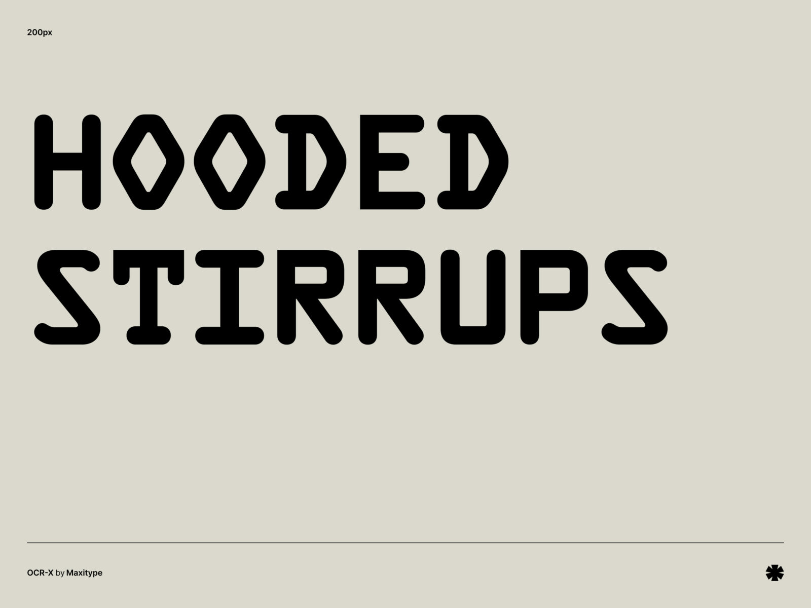 Maxitype — OCR-X – Ocr x phrase