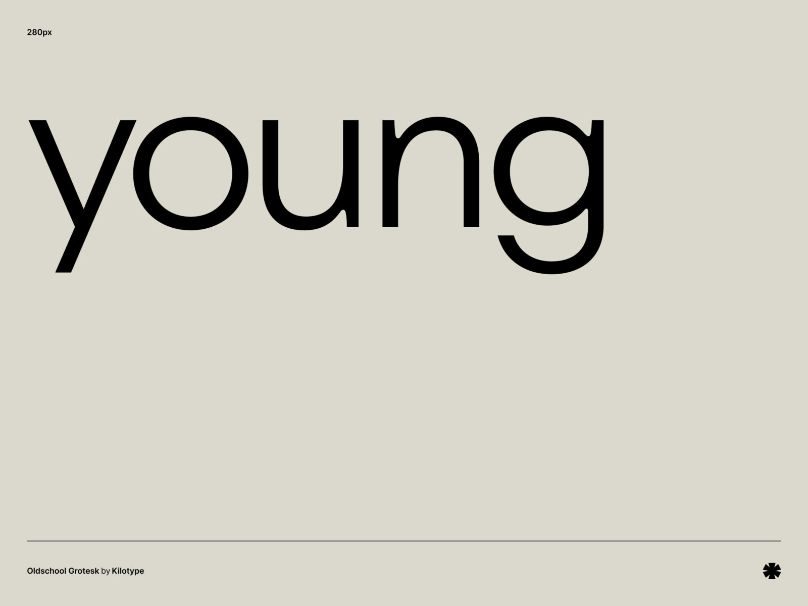 Kilotype — Oldschool Grotesk – Oldschool grotesk word