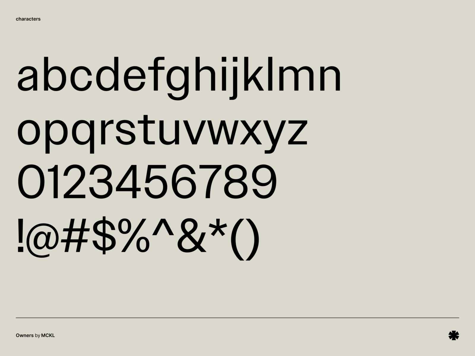 MCKL — Owners – MCKL Type – Owners Characters