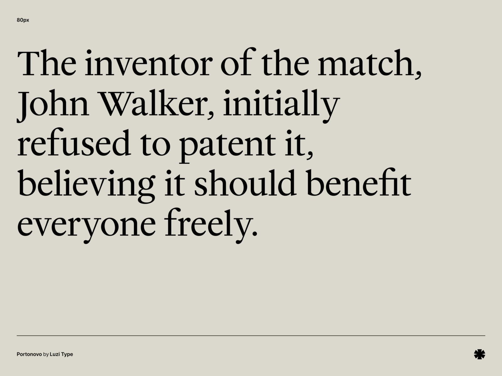 Luzi Type — Portonovo – Portonovo paragraph